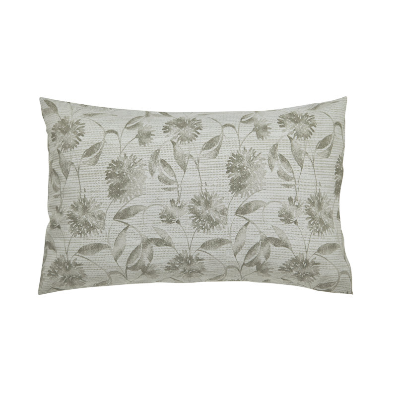 Kalea Cotton Floral Duvet Cover Set with Pillowcases Included, Single Duvet Cover + 1 Pillowcase, Green