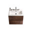Meuble-lavabo flottant mural en noyer avec lavabo en céramique (trois trous de robinet) - Lavabo une pièce, grand rangement, pré-assemblé pour une salle de bain moderne-2099236818