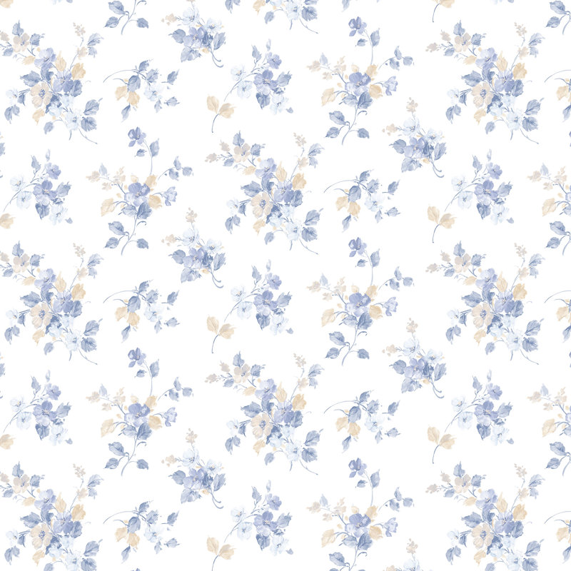 Sairish Double Roll, Cream/Blue
