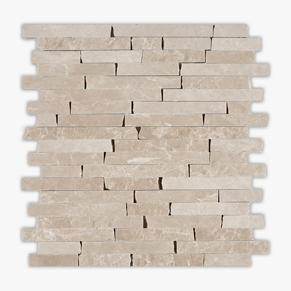 Turkish Marfil Polished Paris Marble Mosaic