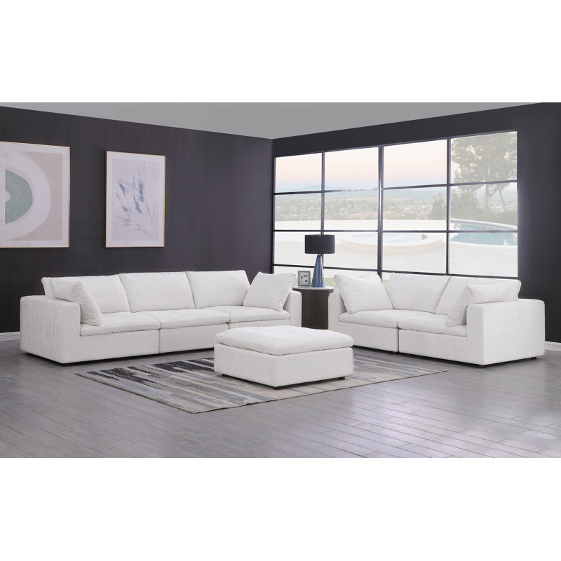Ensemble de canapé 2 pièces avec repose-pieds Burkitt Burkitt