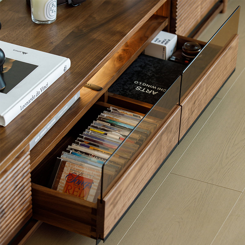 Meuble télé de style nord-américain, 78.74"