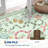 Area Rugs Washable Scalloped Area Rug Modern Living Room RugNon-Slip Carpet Accent for Entryway Bathroom Kitchen Bedroom-920381334-920381333