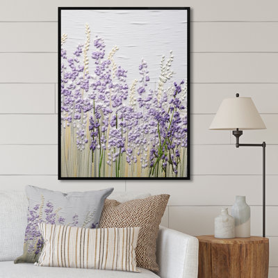 " Violets Minimalism Dream I "