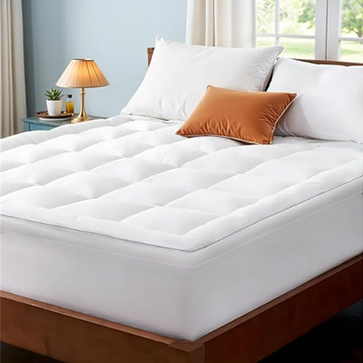 White 450gsm Filled Cotton Mattress