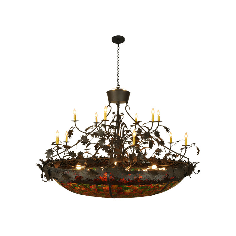 Rustic Lodge 12 - Light Chandelier