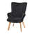 Black Polyester Blend selected