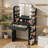 Narien Makeup Vanity With LED Lighted Mirror & Power Outlet for Bedroom-2005525898