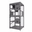 Grande cage d'extérieur en bois massif pour chat, cage d'extérieur pour aire de jeux
