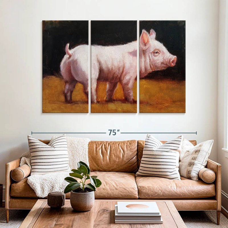 Brampt Wilbur, 42" H x 65" W
