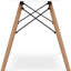 Chaise d'appoint blanche et naturelle en plastique et bois-1553988883