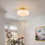 Plafonnier semi-encastré 11 po Mid-Century-504758256