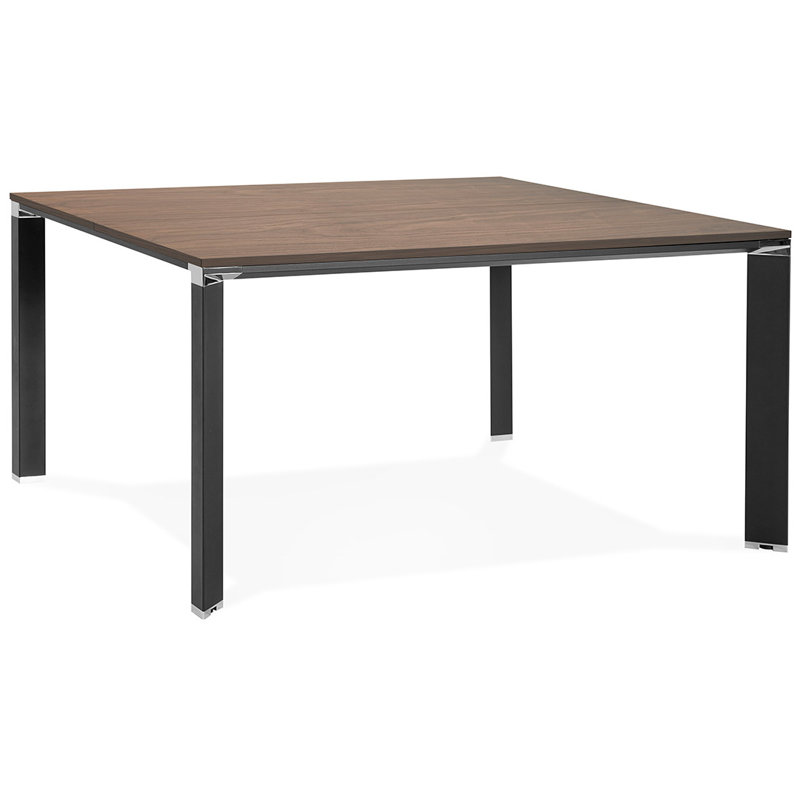 Velazquez Square 8 Person Training Table, H74.5 x L140 x W140cm, White