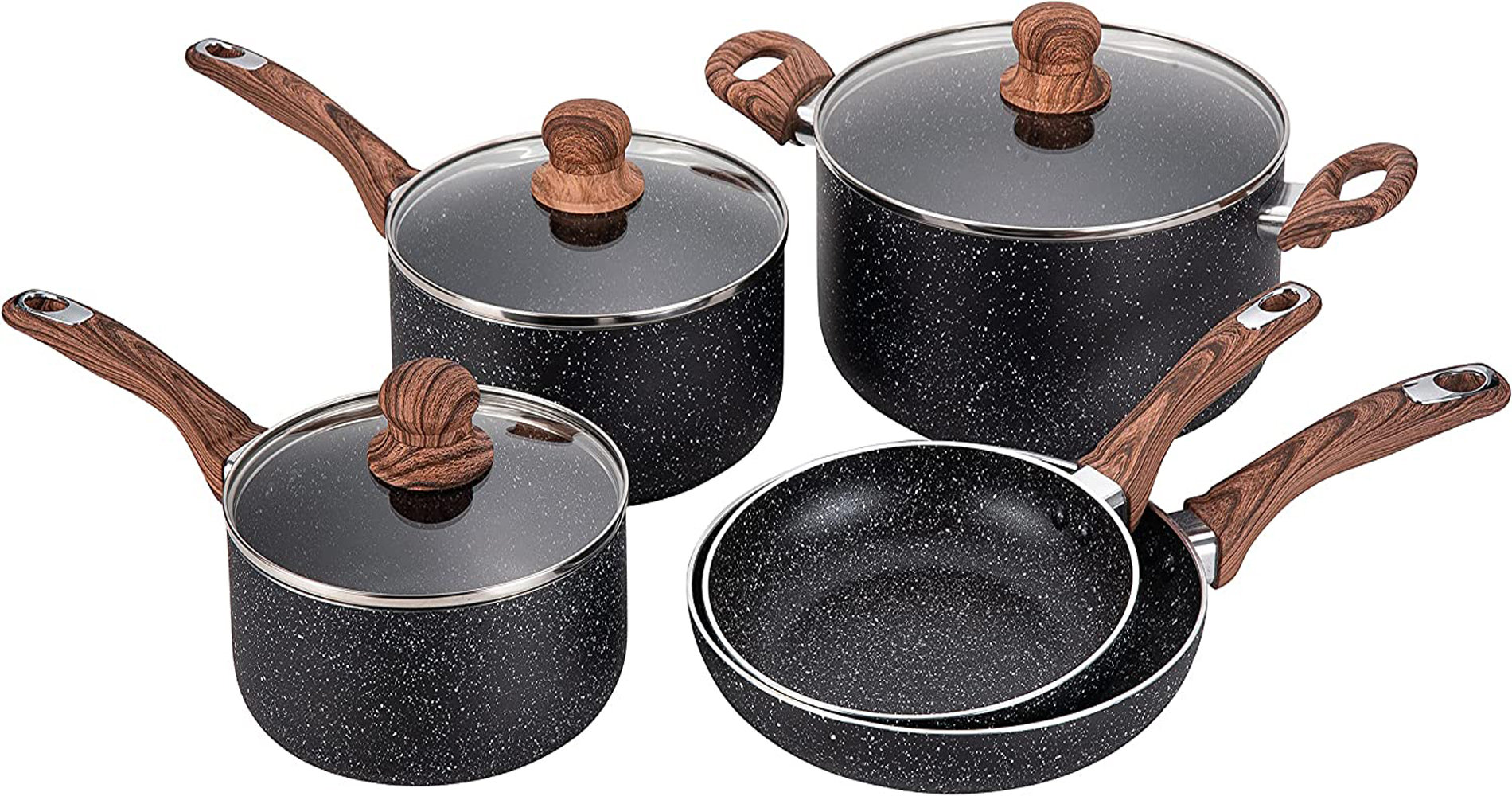 Hamilton Beach Cast Iron Dutch Oven Pot, Frying Pans, Sauce Pan