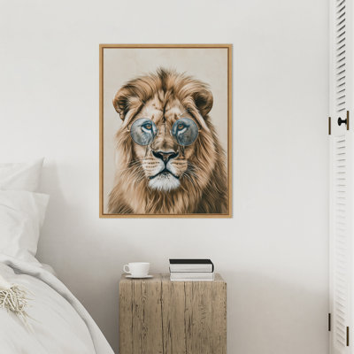 «Cool Cat» par Keyshanna, reproduction d'art sur toile encadrée