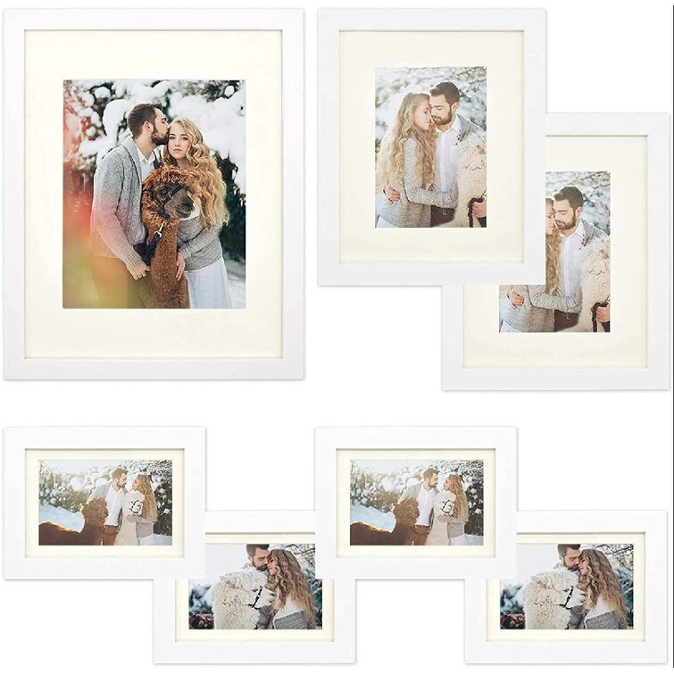 Latitude Run® Picture Frame Wall Hanging Decor with Photo Mat