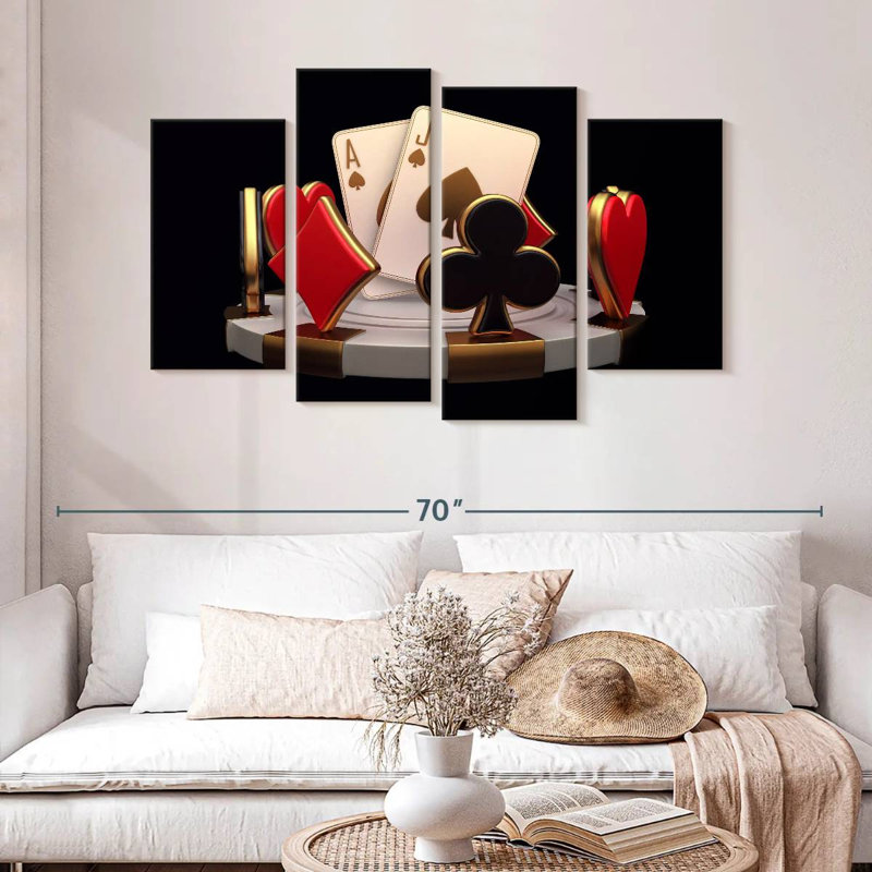 Senne Blackjack Concept, 32" H x 52" W