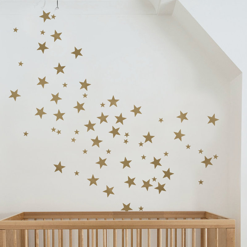 Décalcomanie murale petites étoiles