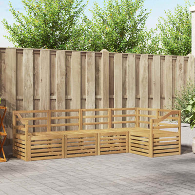 245cm Wide Patio Sectional Set