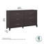 Commode double à 6 tiroirs l 59 po Giovanna-781160686