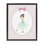 Cadre flottant Elegant Dance on Stripes, design par Christine Simpson Art
