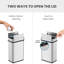 Slim Sensor 4 Gallon Waste Basket