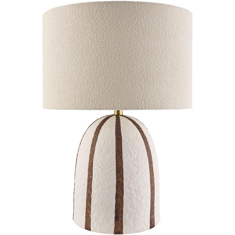 Lampe de table Gwendol, Beige/brun