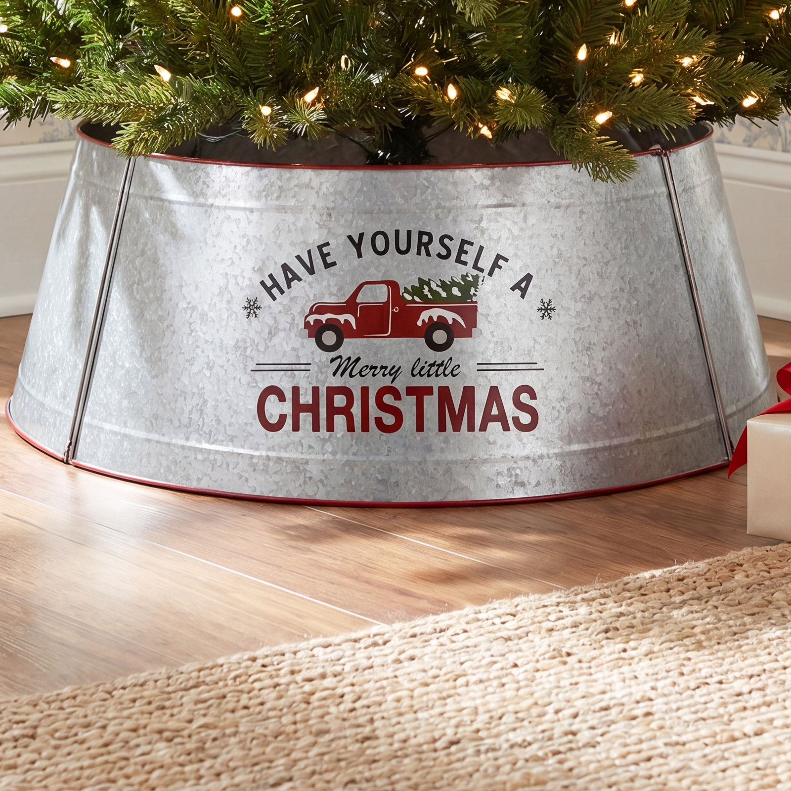 Galvanized Metal Tree Collar