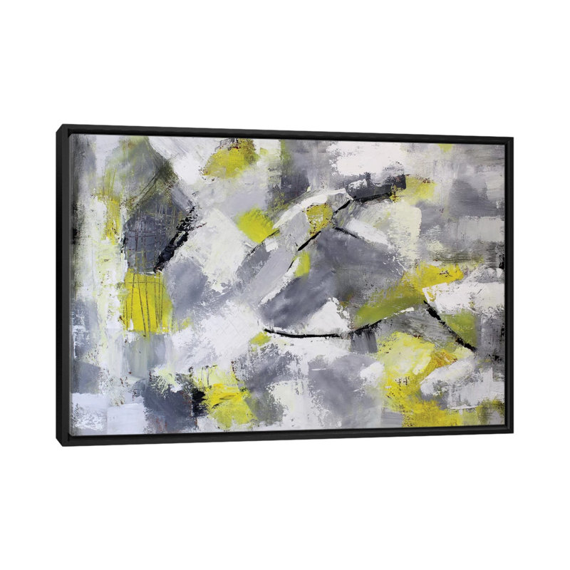 « recherche », impression sur toile, H 18 po x l 26 po x P 1,5 po, Toile avec cadre noir, Pas de tapis