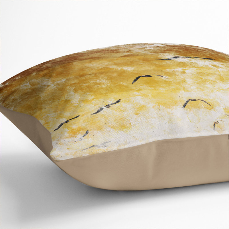 Square Cushion, 40cm H x 40cm W x 15cm D, Stone
