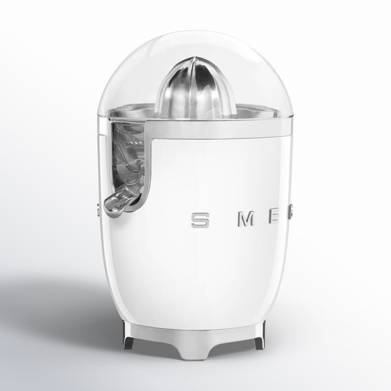 SMEG 50's Retro Style Aesthetic Citrus Juicer, White