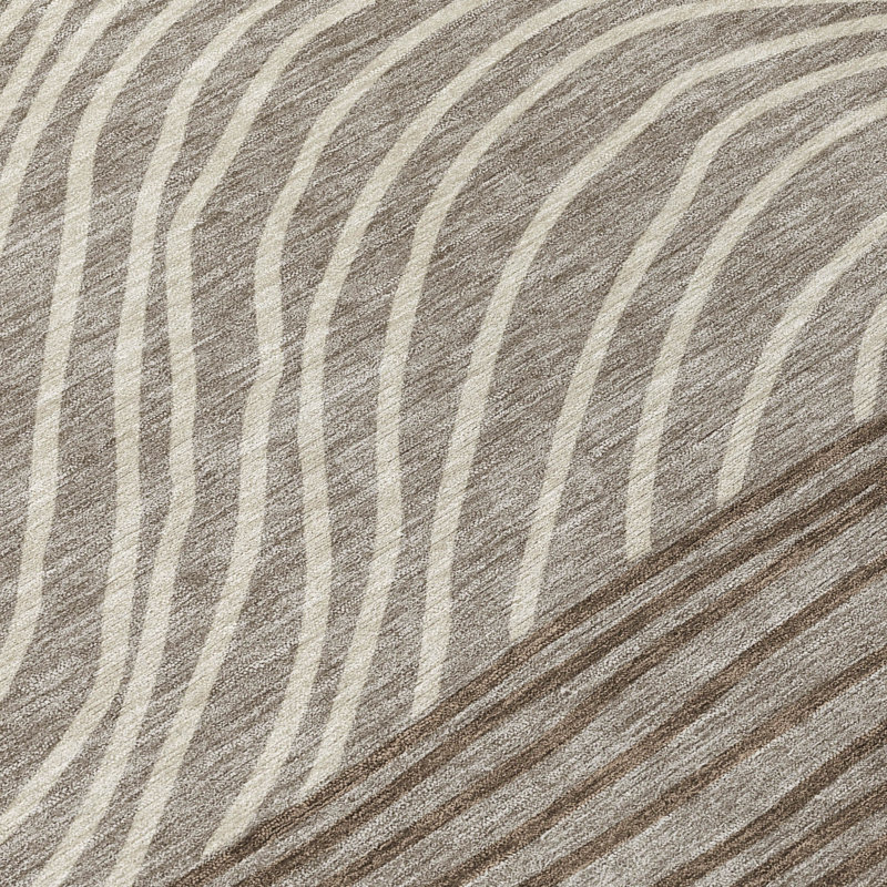 Tapis intérieur / extérieur lavable à la machine Adalaide ACN2350, Rectangle 10 pi x 14 pi