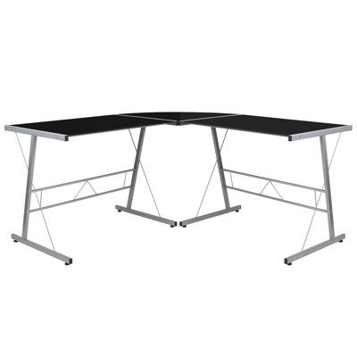 Space Saving L-Shaped Computer Corner Gaming Desk