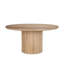 Mango Solid Wood Pedestal Dining Table-235319754