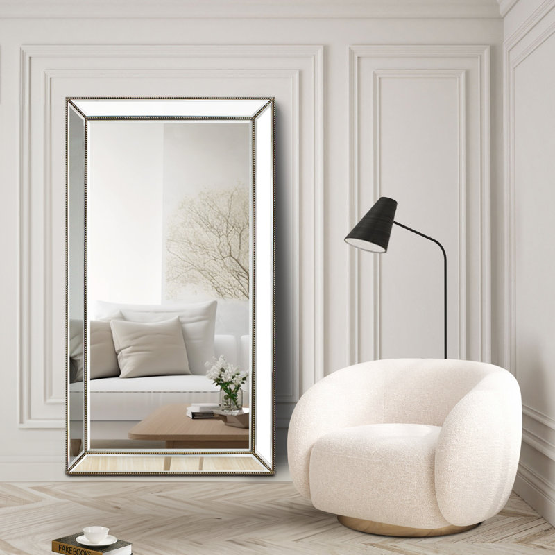 Miroir de plancher en verre Lido