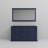 Dukes 60 in W x 22 in D Double Bath Vanity and 58 in Mirror-1659207463