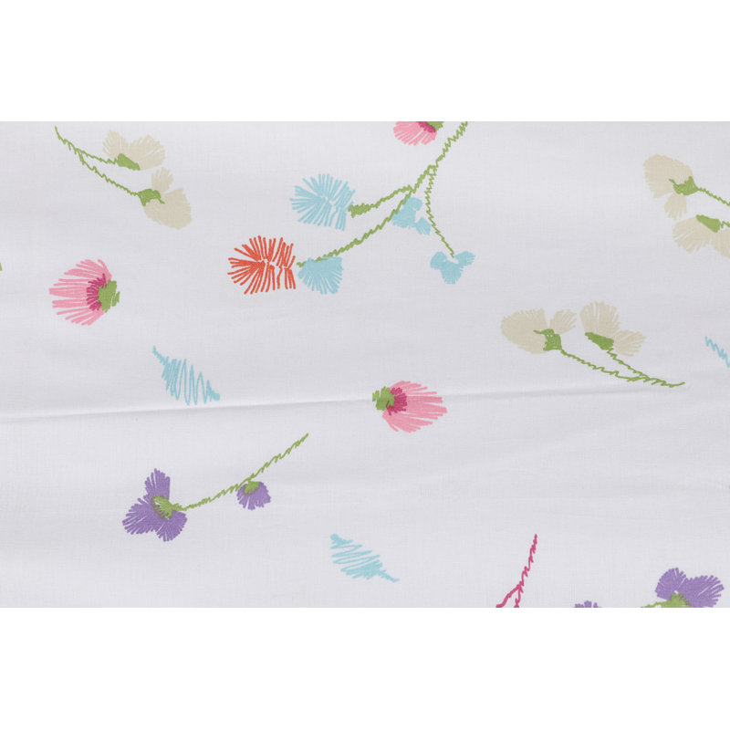 Cotton No Pattern Duvet Cover Set with Pillowcases, 140 x 200 cm - 1 Pillowcase (60 x 60 cm)