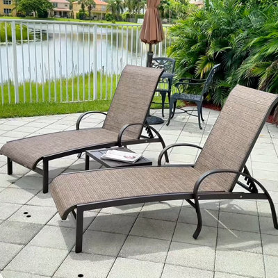 Darmont Outdoor Chaise Lounge Set