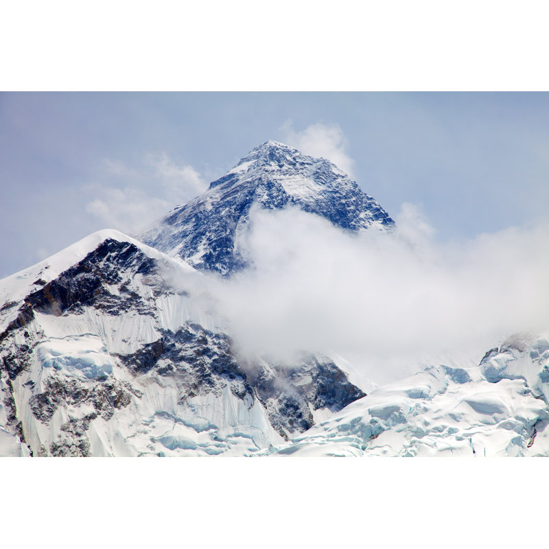 View Of Top Of Mount Everest From Kala Patthar - Wrapped Canvas Print, 61cm H x 91cm W