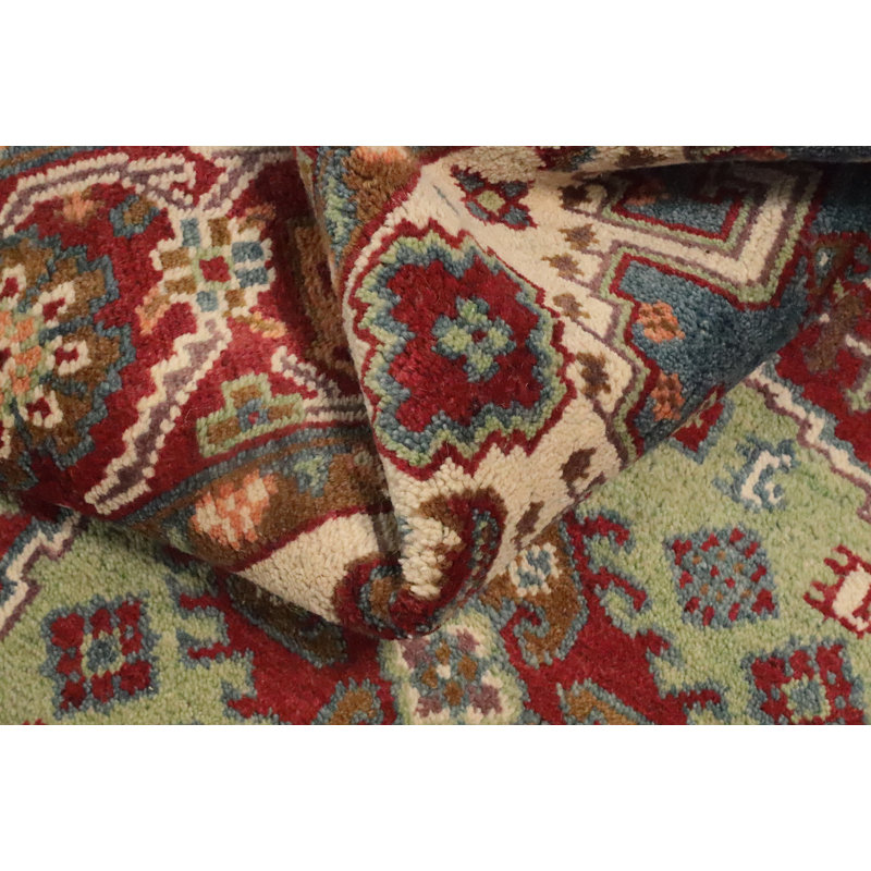 Geometric Viss Indian Area Rug 6x9
