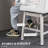 Counter Height Bar Stools Set of 2, 180 Degree Swivel Barstools, 27" Seat Height Bar Chairs with Solid Wood Footrests and Button Tufted Design,-644197145