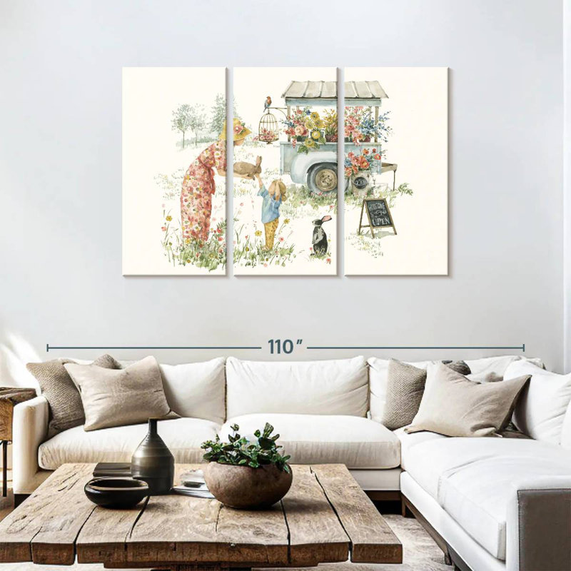 Lelend Blissful Moments II, 48" H x 74" W