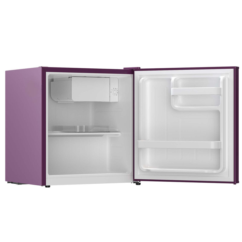 Frigidaire 1.6 Cu. Ft. Retro Compact Refrigerator with Built-in Side Bottle Opener, Plum