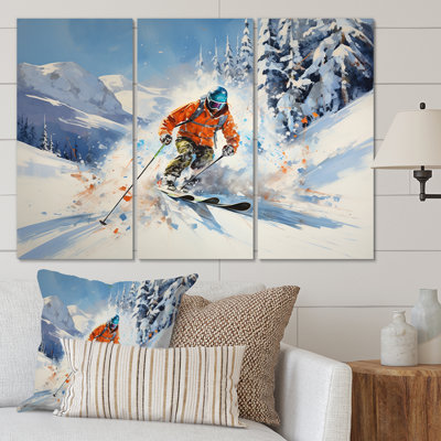 Canada Glimpses Of Whistler II sur toile, 3 pièces