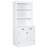 83.4"Tall Bookshelf Suite, Modern Bookcase Suite with LED Lighting,Doors and Drawers,2-Piece Set