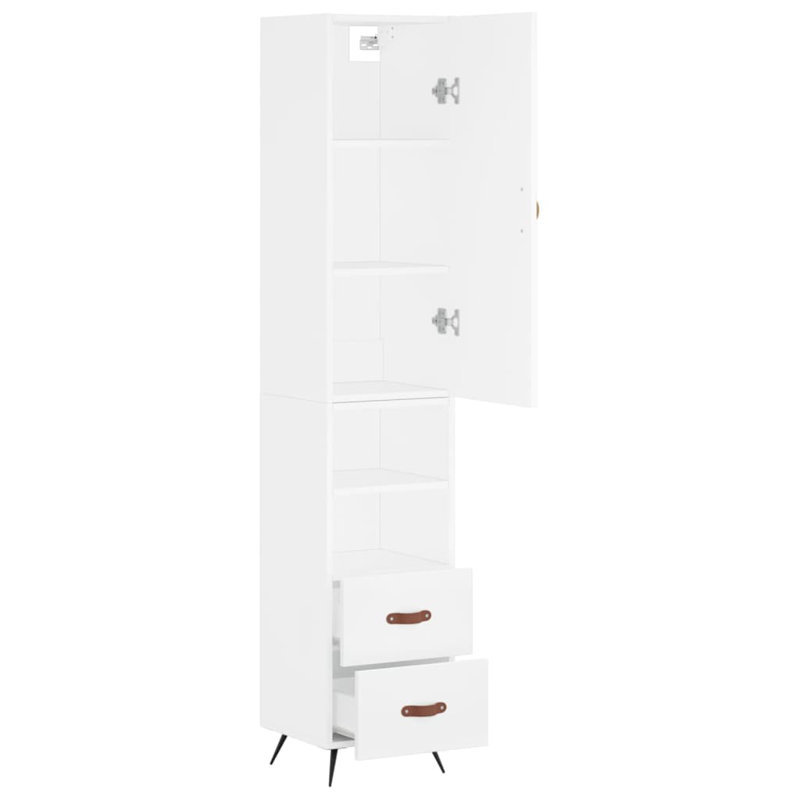 34.5cm Sideboard, White
