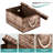 Sorbus Wooden Pattern Fabric Box 2-Pack-416146671