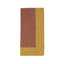 Serviettes de table en tissu Color Block (ensemble de 4) - Serviettes de table en mélange de lin-134076110