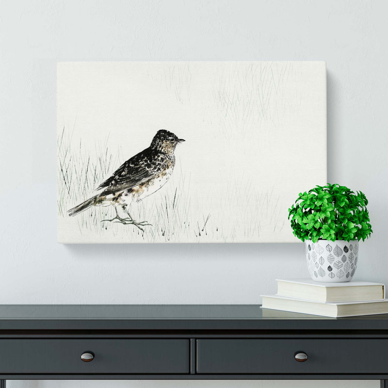 Skylark by Watanabe Seitei - Wrapped Canvas, 35cm H x 50cm W x 3cm D