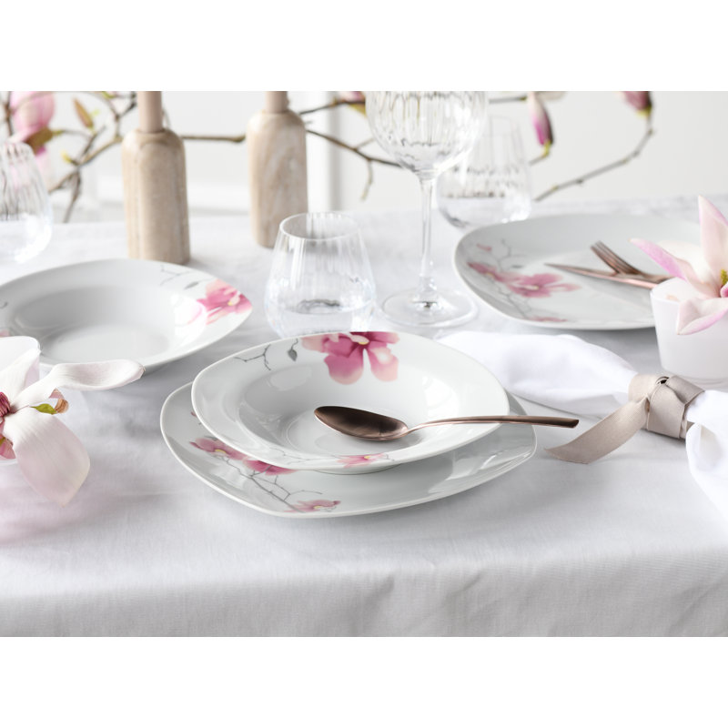 12-Piece Porcelain Dinner Service Gillenwater For 6 People